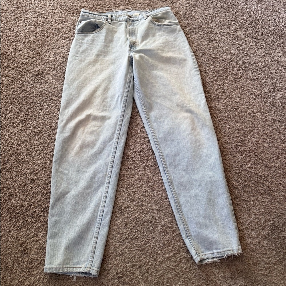 Vintage Levi’s Jeans Tapered Distressed Men Size 34X34 Light Wash